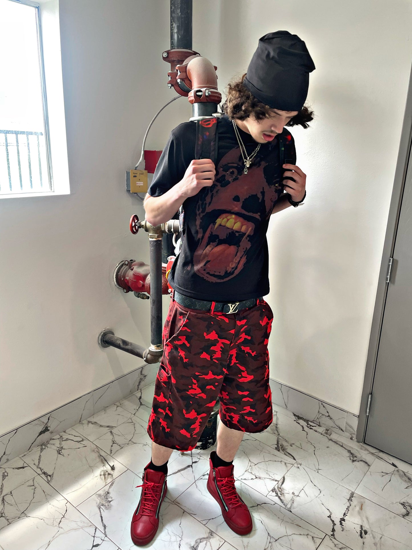 “BLOODY” CARGO SHORTS