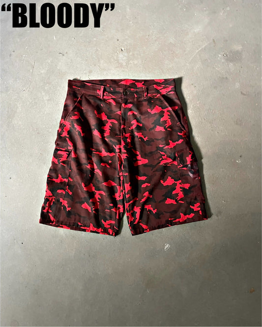 “BLOODY” CARGO SHORTS