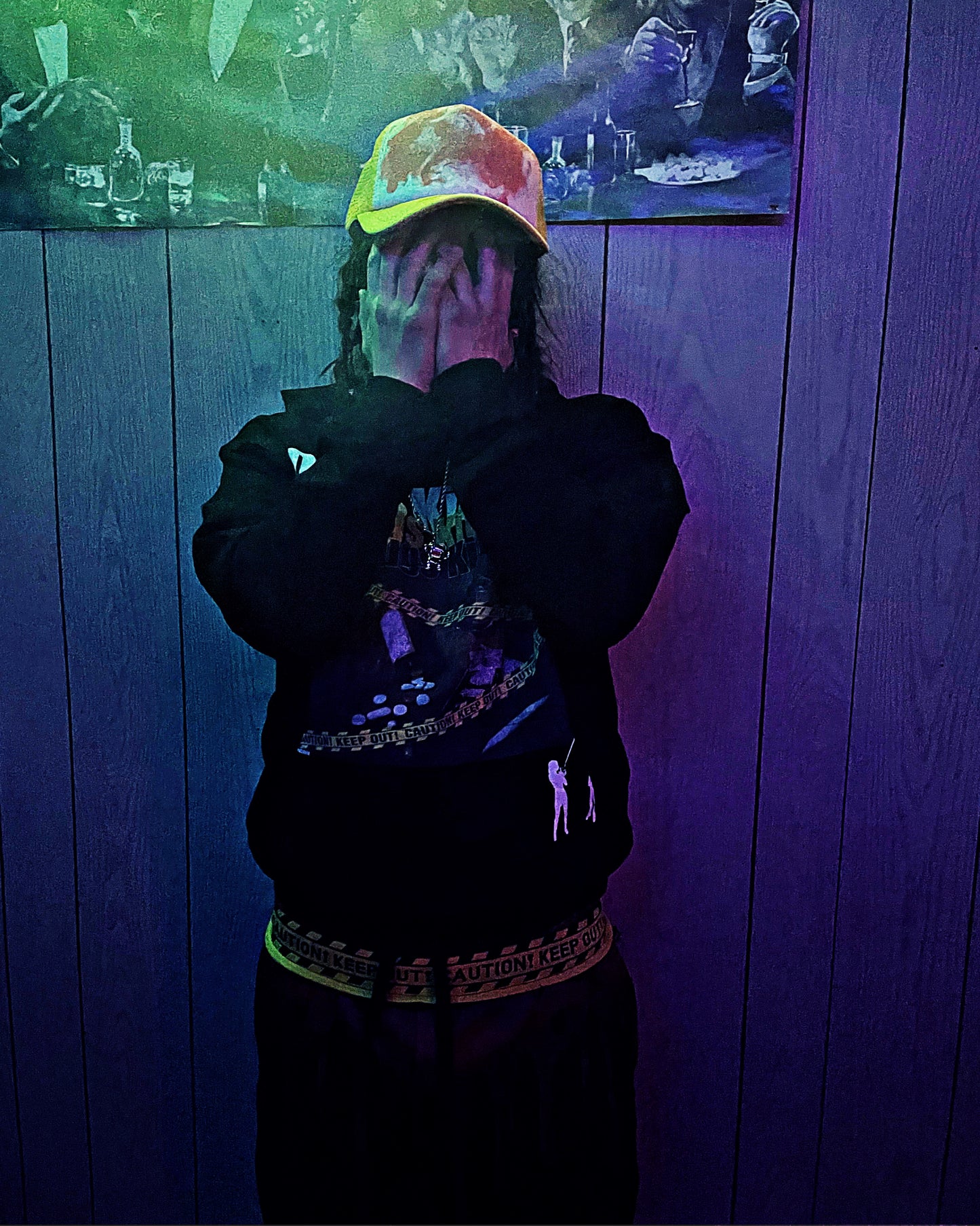 “Caution” hoodie