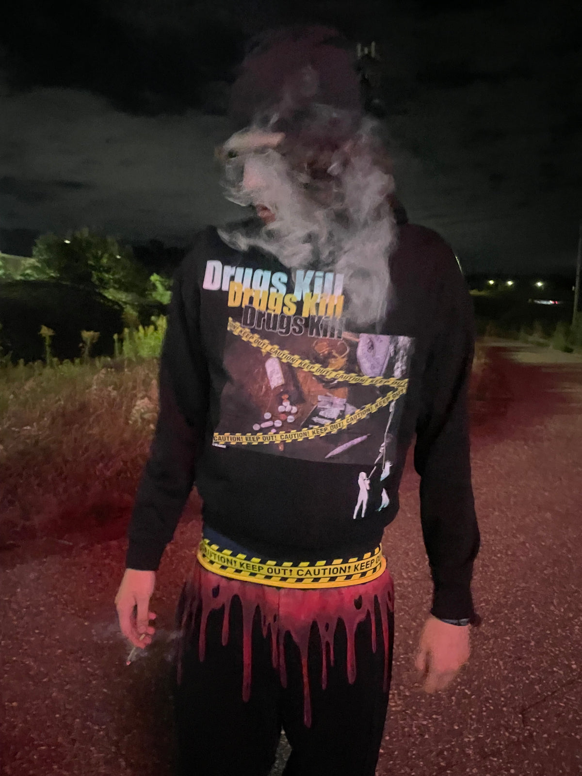 “DR*GS KILL” hoodie