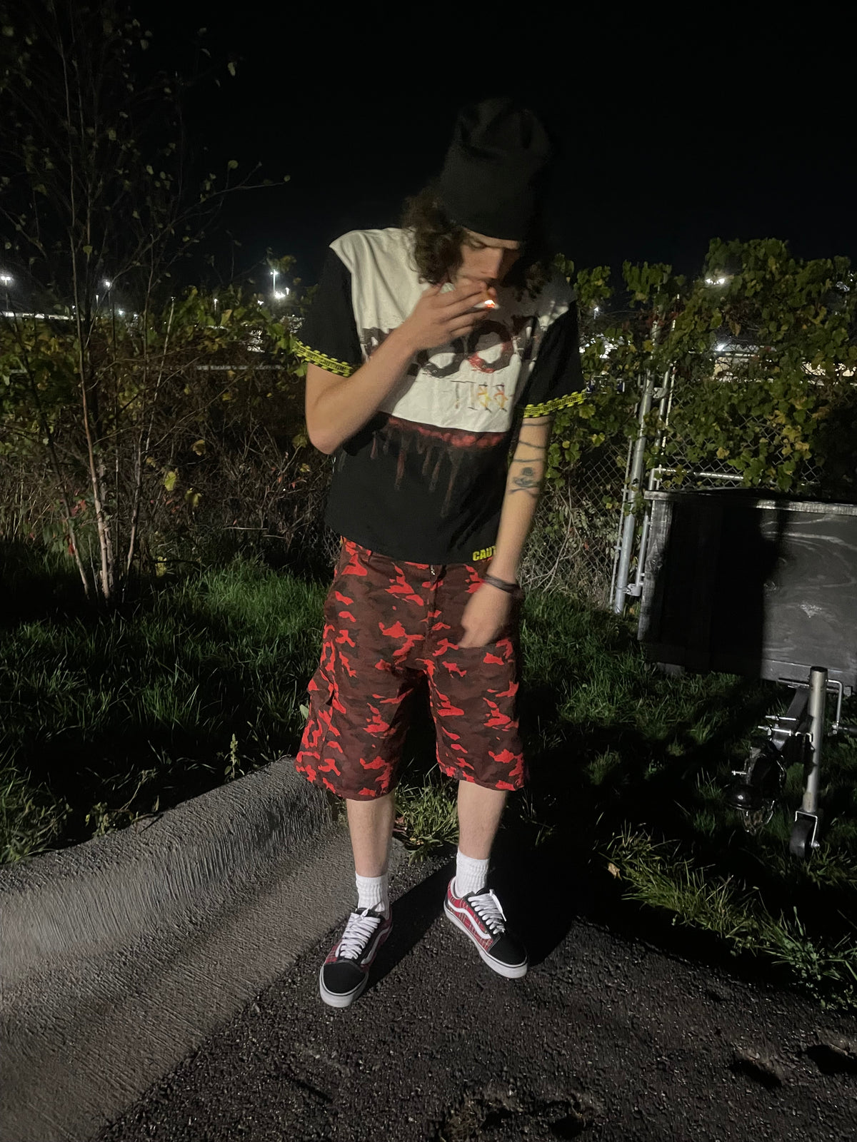“CAUTION” tee